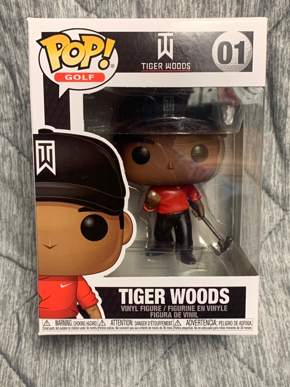 Funko Pop! Golf Vinyl: Tiger Woods Sports PGA #01 NIB